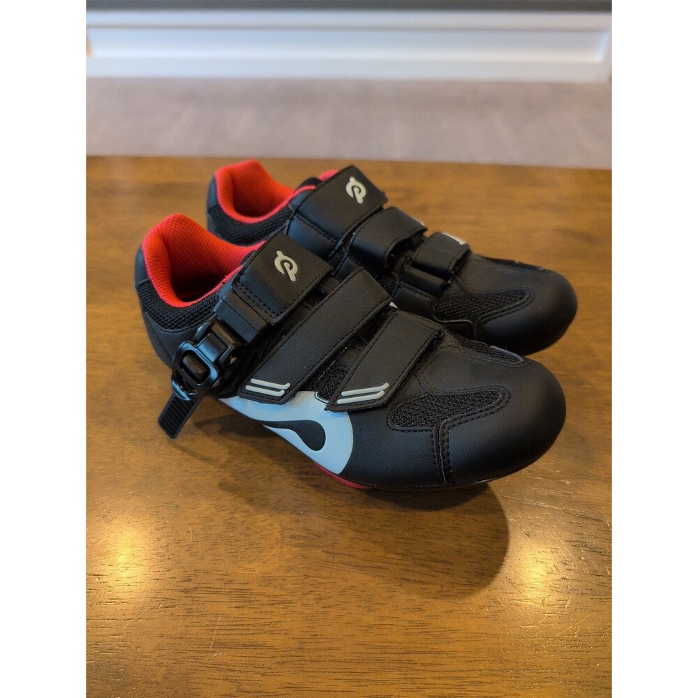 Peloton Black and Red Athletic Shoes